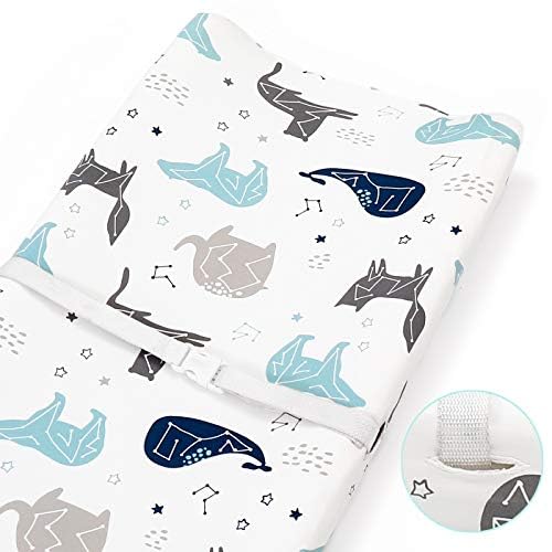 BROLEX Changing Pad Covers for Baby: Boy Girls Ultra Stretchy Soft 2 Pack Space - Image 5