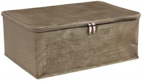 ANMINY 3PCS Storage Bins with Zipper Lids 13 Qt Lidded Fabric Storage Boxes - Image 8