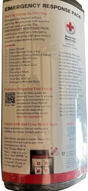 American Red Cross Officially Licensed Product, Emergency Response Pack - Image 5
