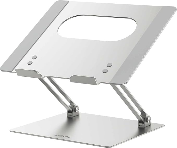 BESIGN LS10 Aluminum Laptop Stand, Ergonomic Adjustable Notebook Stand by BESIGN