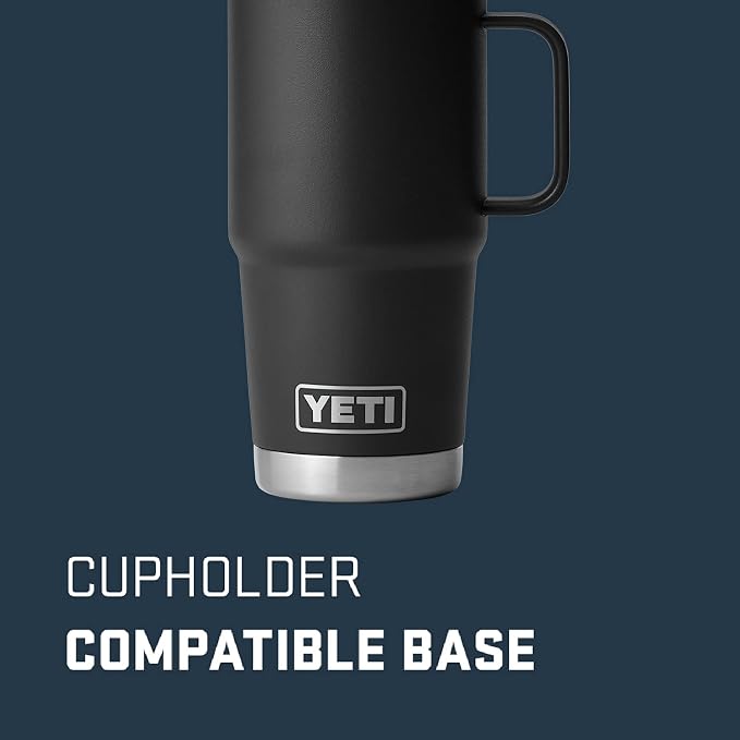 YETI Rambler 20 oz Travel Mug, Stainless Steel, Vacuum Insulated - Image 2