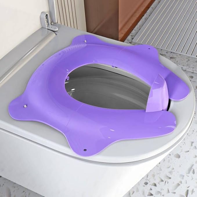 SKYROKU Foldable Kids Toilet Seat – Portable & Anti-Slip Travel Potty Training - Image 8