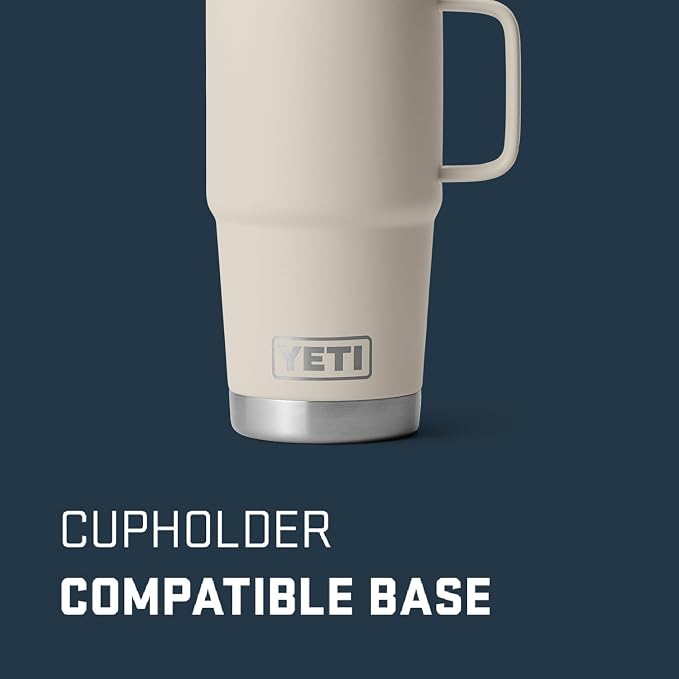 YETI Rambler 20 oz Travel Mug, Stainless Steel, Vacuum Insulated - Image 3