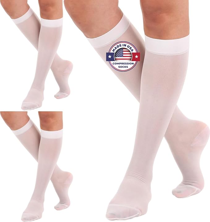 Made in USA - Sheer Compression Stockings by AbsoluteSupportCompressionSocks