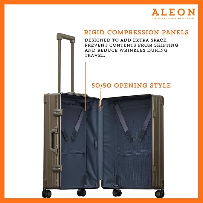 Aleon All Aluminum Lightweight 26" Carry-On Luggage - Image 3