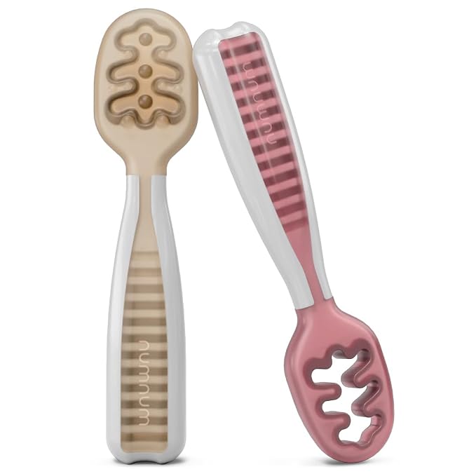 NumNum Baby Spoons Set, Baby Essentials Pre-Spoon GOOtensils by NumNum