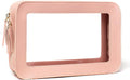 Clear Makeup Bag Small, TSA Approved Portable Toiletry Bag by FFpaw