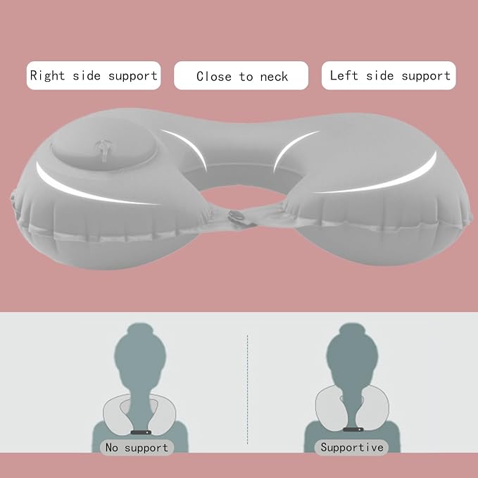 Inflatable Travel Pillow for Sleeping Airplane - Image 5