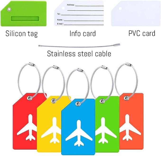 5PC Custom Embroidery Luggage Strap - Image 3