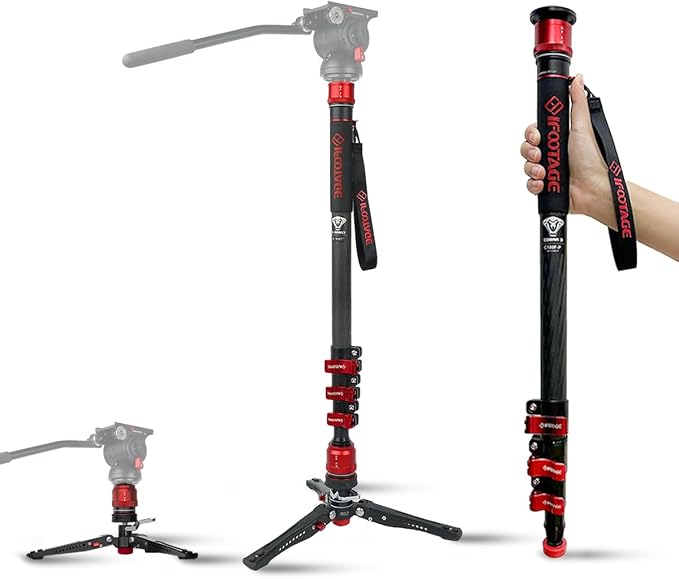 IFOOTAGE 71”Carbon Fiber Monopod by IFOOTAGE