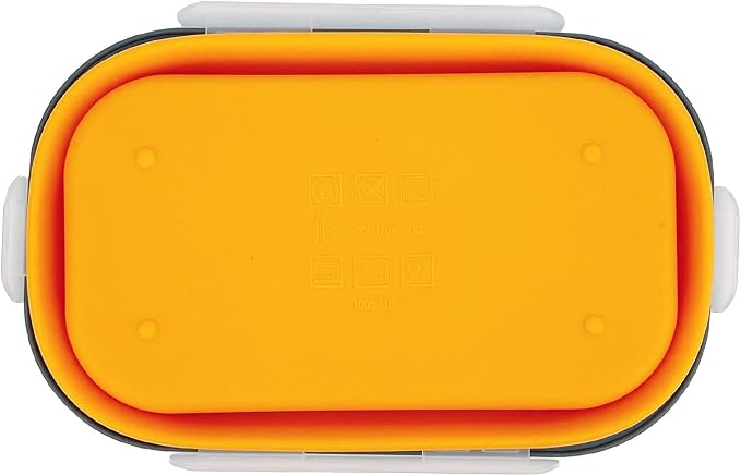 Silicone Lunch Container Bento Box, Collapsible Food Storage Containers - Image 6