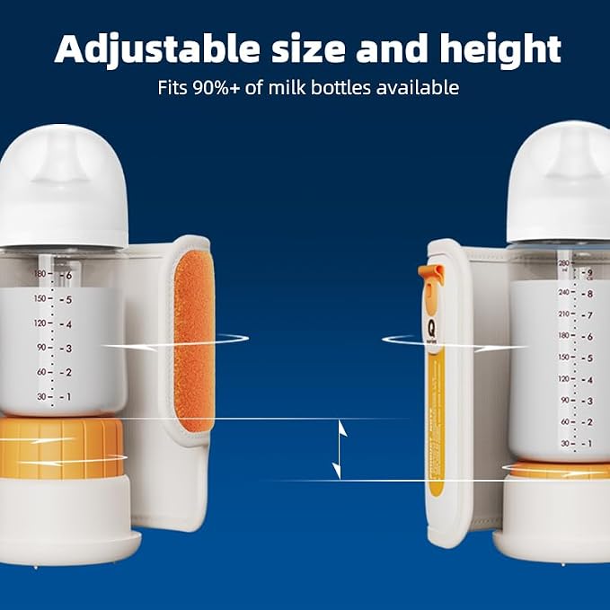 Portable Bottle Warmer for Breastmilk & Formula, Baby Rapid Milk Warmer - Image 3
