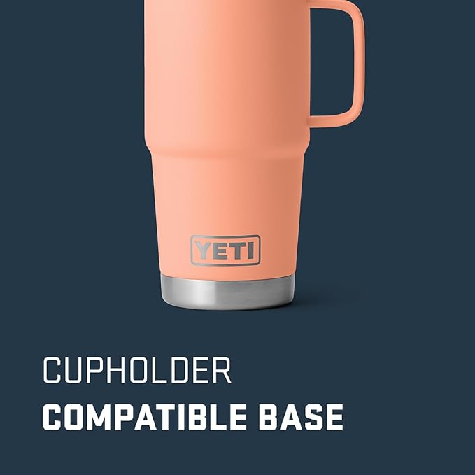 YETI Rambler 20 oz Travel Mug, Stainless Steel, Vacuum Insulated - Image 3