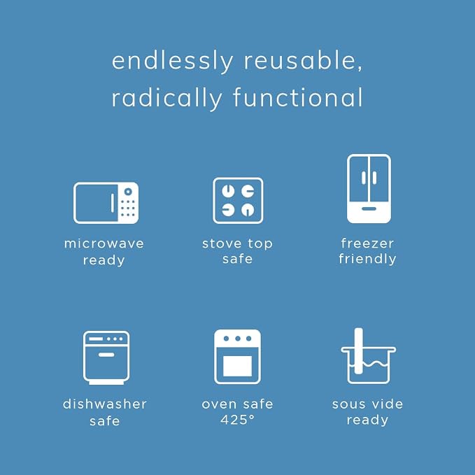 Stasher Premium Silicone Reusable Food Storage Pocket Bag, Sous Vide, Dishwasher - Image 2