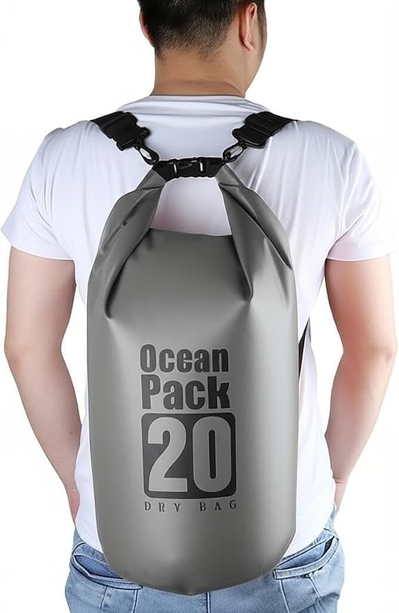 Dry Bag Waterproof Backpack 5L/10L/20L/30L Roll Top Waterproof Bag, Floating by Unknown