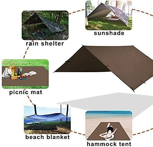 KALINCO Tent Tarp, Picnic Mat Camping Tarp Tent Hammock Tarp, pu Waterproof - Image 5