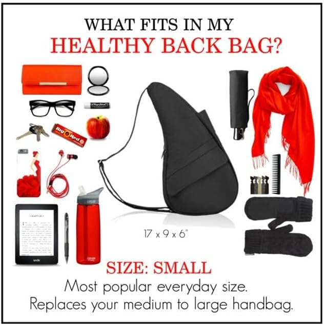 AmeriBag 17" Microfiber Crossbody Sling Healthy Back Bag - Image 10