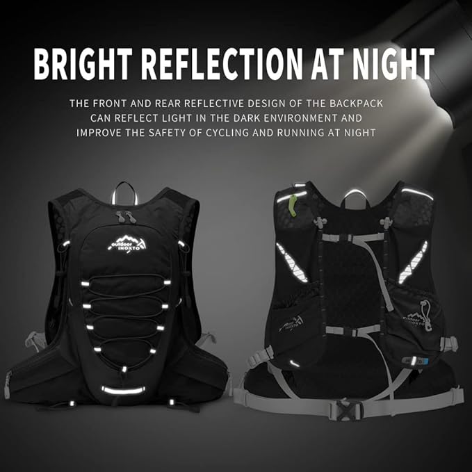 Running Hydration Vest for Men Women Water Backpack for Running 3L Running - Image 5
