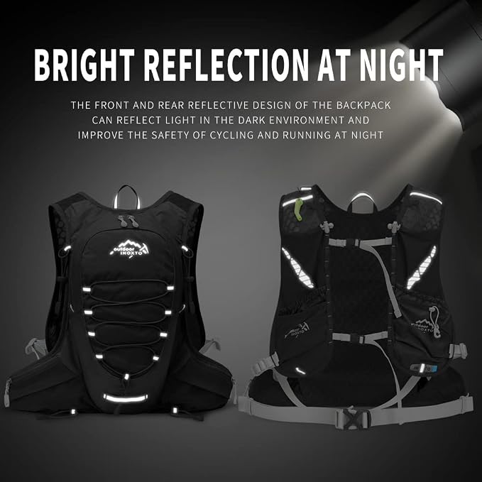 Running Hydration Vest for Men Women Water Backpack for Running 3L Running - Image 5