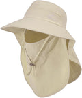 Sun Hat for Men Women with Neck Flap, UPF 50+ UV Protective Hiking Fishing Hats by ZOORON