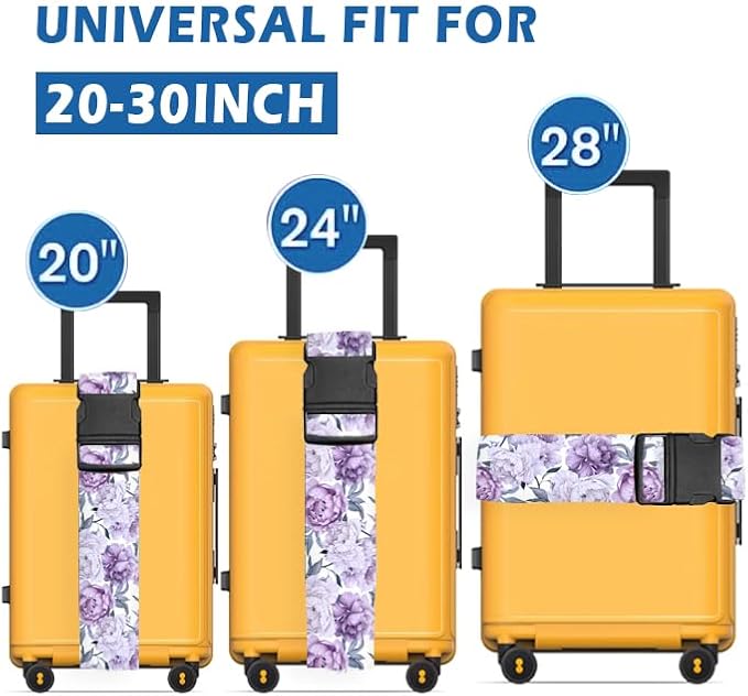 Luggage Straps for Suitcases Travel Belt Accessories, Cute Suitcase Strap - Image 2