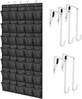 GORILLA GRIP Over the Door Shoe Organizer, 35 Large Breathable Mesh Pockets by GorillaGrip