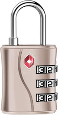 ZHEGE TSA Approved Locks, Luggage Locks, 3 Dial TSA Lock by ZHEGE