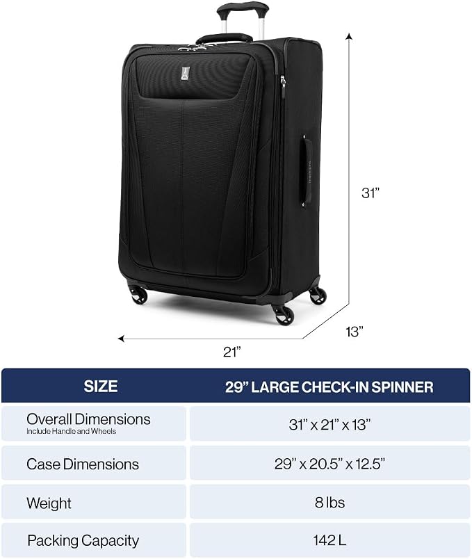 Travelpro Maxlite 5 Softside Expandable Checked Luggage - Image 6