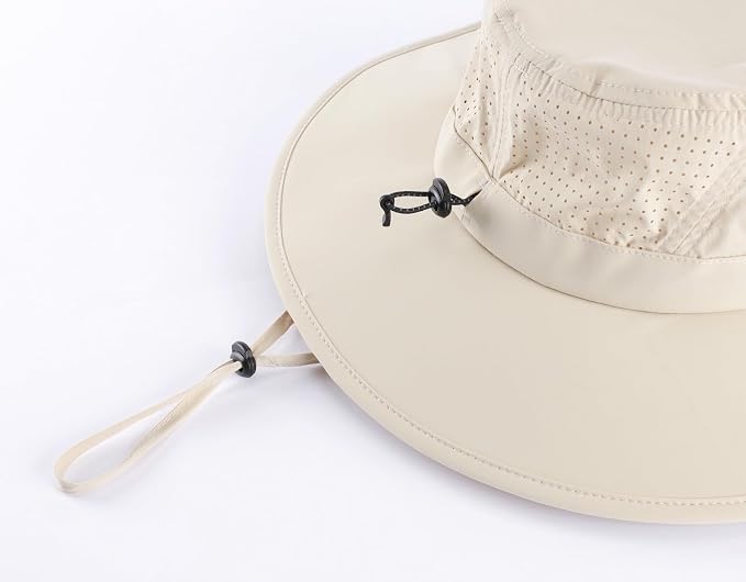 Home Prefer UPF 50+ Sun Hats for Men Women Foldable Wide Brim Fishing Hat Quick - Image 7