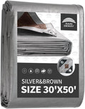 RAINDEWAY Tarps Heavy Duty Waterproof 30x50 Feet, 10 Mil Thick Multipurpose UV by RAINDEWAY