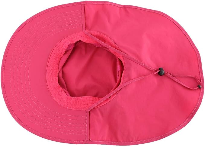 Home Prefer Outdoor UPF50+ Sun Hat Wide Brim Mesh Fishing Hat - Image 6