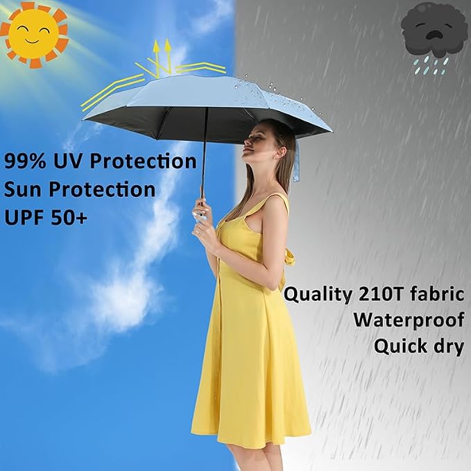 BAODINI Travel Mini Umbrella for Purse - Image 2