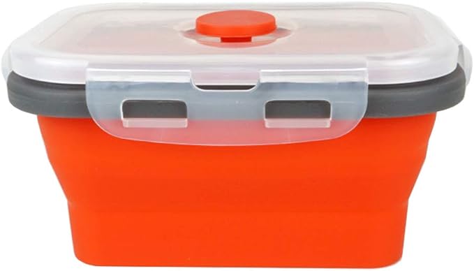 ECOmorning 3 Piece Silicone Food Storage Containers Collapsible Silicone Bowl - Image 6