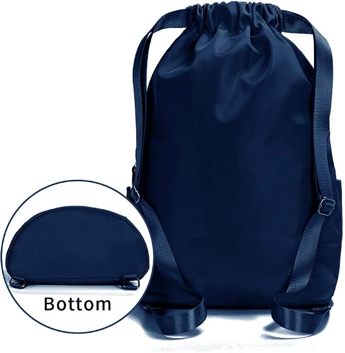 ZOORON Waterproof Drawstring Gym Backpack Bag - Image 3