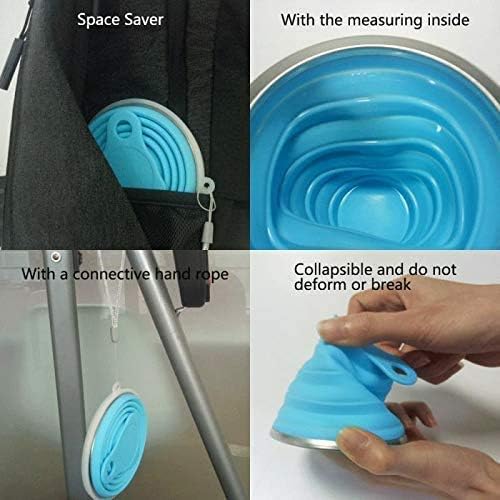 IYYI Collapsible Cup for Traveling, Silicone Foldable Cup, Camping Mug - Image 7