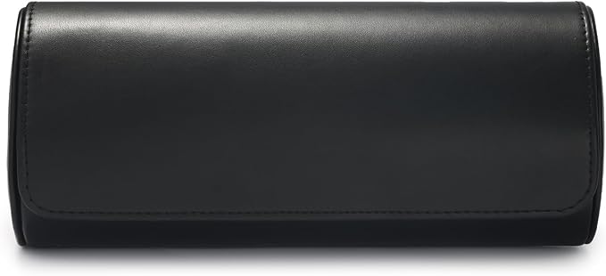Oirlv Premium Leather Watch Roll Travel Case 3-Slot Watch Box - Image 9