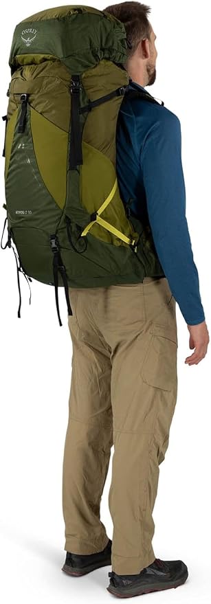 Osprey Atmos AG LT 50L Men's Backpacking Backpack, Scenic Valley/Green - Image 9