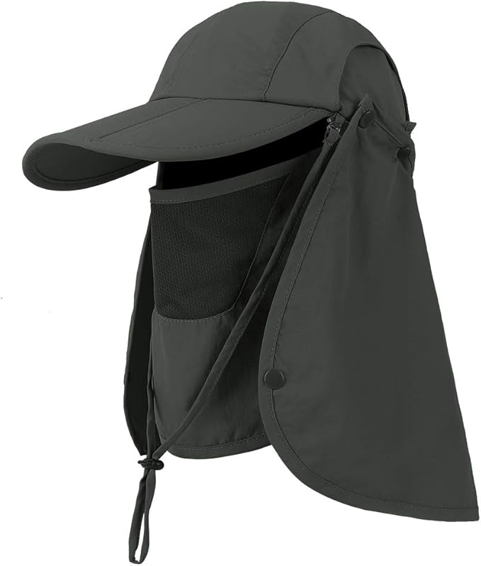 Foldable Sun Cap, Fishing Hats, UPF 50+ Protection Caps by Cristgee
