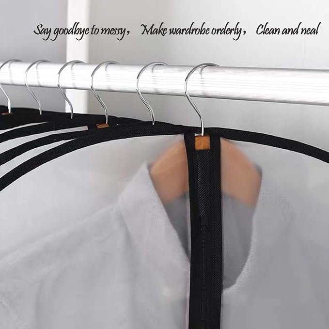 Hanging Garment Bag Suit Bags for Closet Storage Garment Bags for Hanging - Image 8