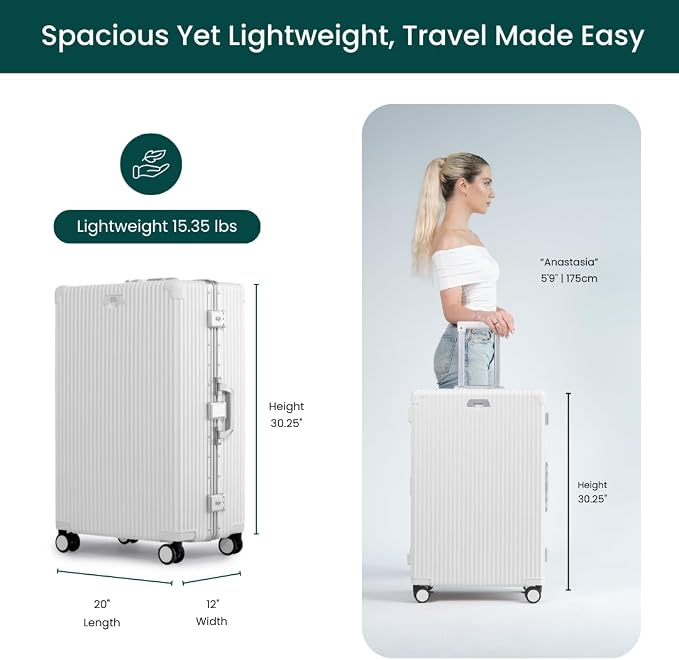 Nobl Travel Zipperless Check In Suitcase - Image 3