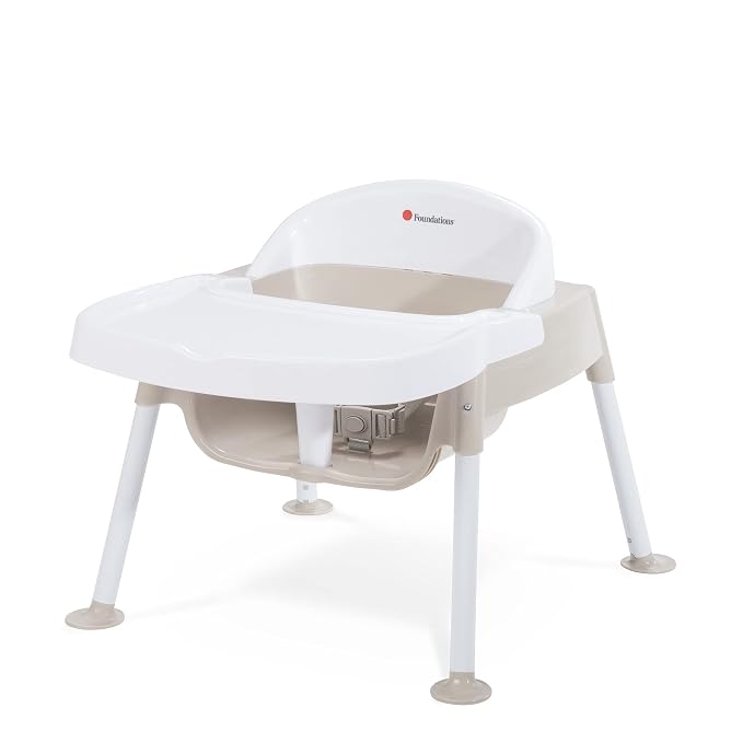 Foundations Secure Sitter 7" Feeding Chair, Stable “No Tip” Feet, 3-Point by FoundationsChildrensProducts
