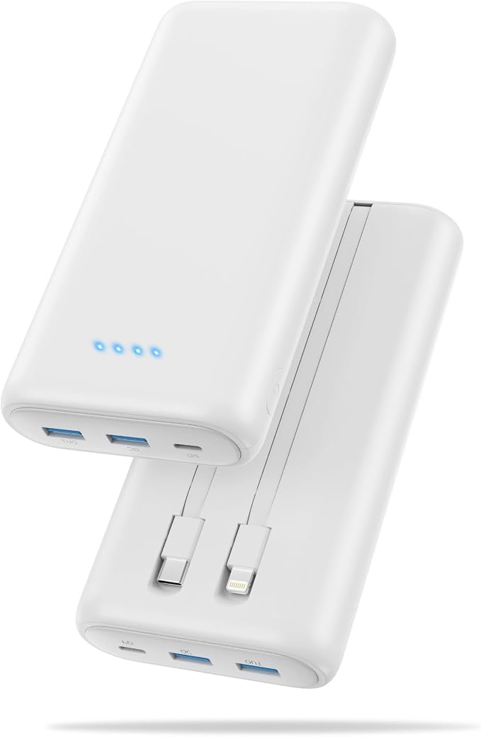Portable Charger Power Bank 40, 800mAh 25W Fast Charging USB C Portable Charger by LanLuk