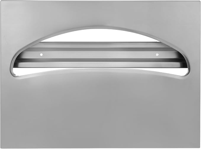 Stainless Steel Toilet Seat Cover Dispenser, Wall Mount Single or 1/2 Fold by Stardrix