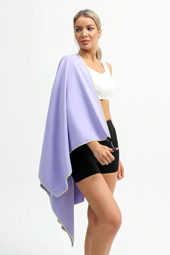 Eunzel Quick Dry Camping Towel, Microfiber Travel Towel 3 Size at 1 Pack - Image 6