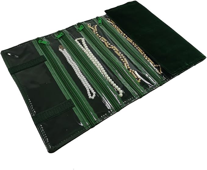 Travel Jewelry Roll Bag Portable Organizer Pouch - Image 8