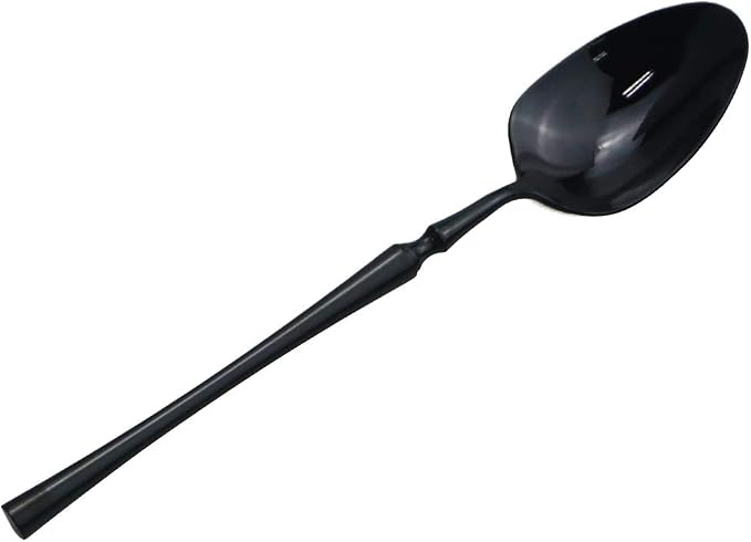 Gugrida 20 piece Black Flatware Set 304 Stainless Steel Fork Spoon Cutlery - Image 8