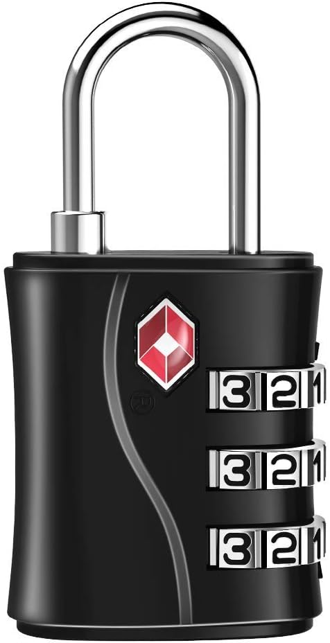 ZHEGE Luggage Locks TSA Approved, Small Padlock by ZHEGE