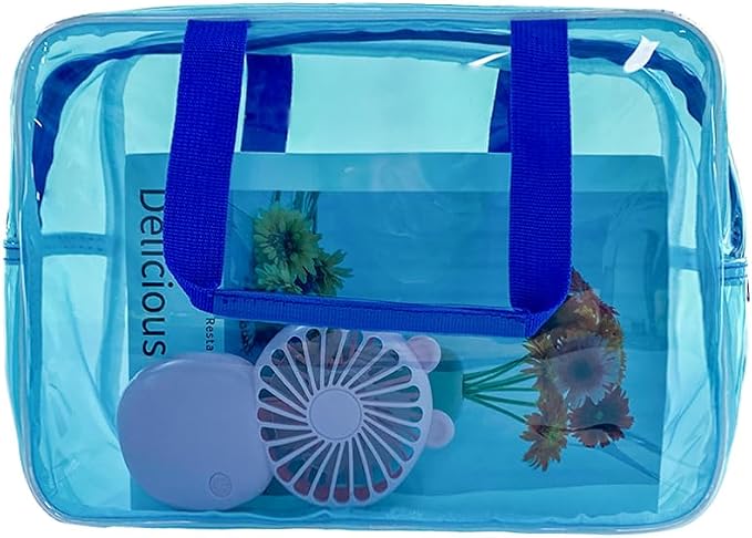 Travel Clear Cosmetic Bag, Toiletry Carry Pouch Makeup Artist Bag, Waterproof by ONEART