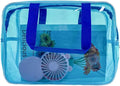 Travel Clear Cosmetic Bag, Toiletry Carry Pouch Makeup Artist Bag, Waterproof by ONEART