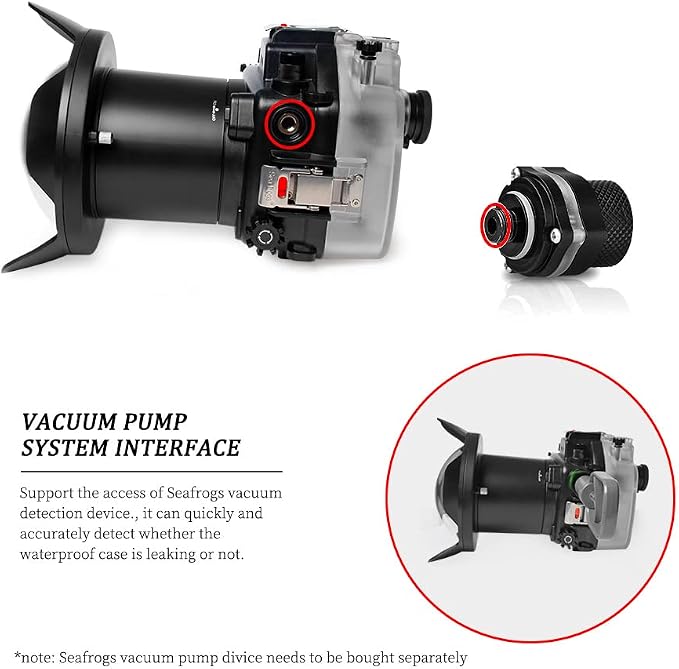 Sea frogs 40M/130ft Underwater Camera Housing Waterproof Case - Image 7
